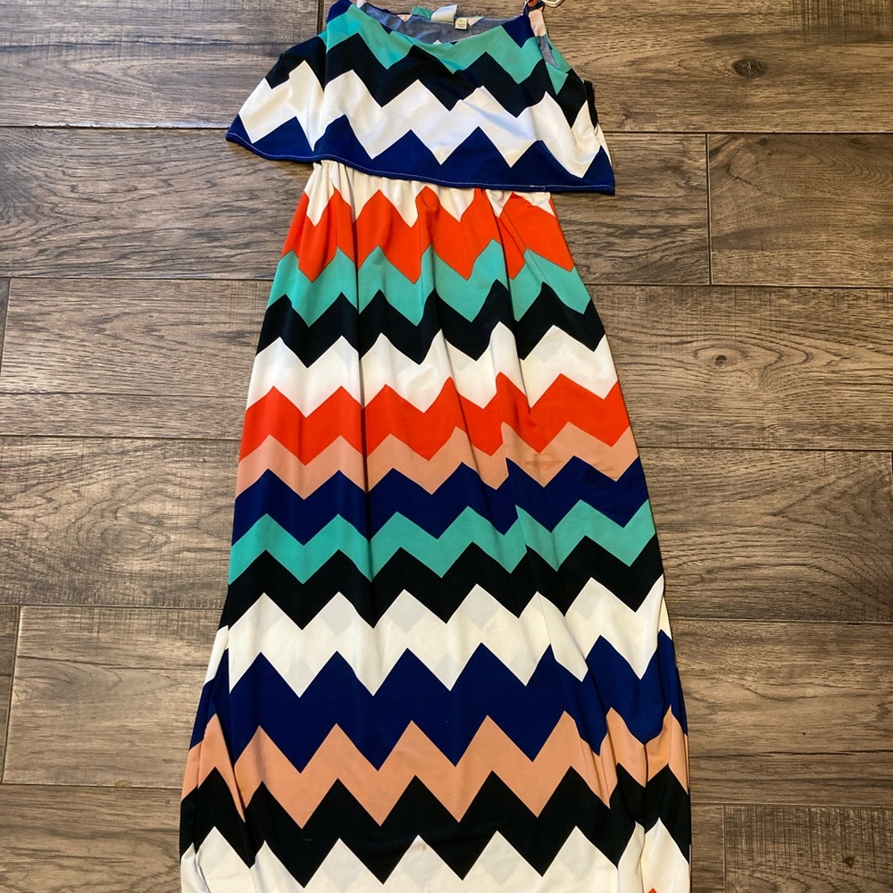 Floor-length Patterned Summer Dress